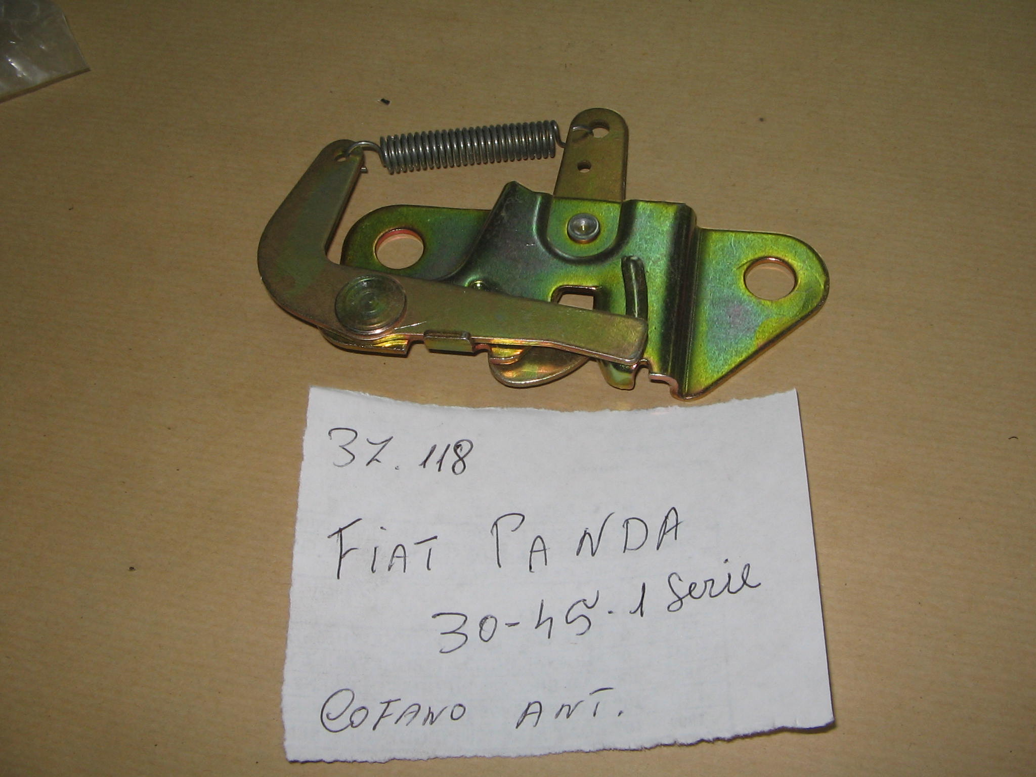FIAT PANDA CHIUSURA COFANO ANTERIORE N.20629